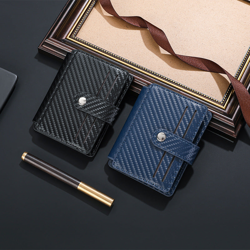 Carbon Fiber Textured Compact Wallet Kalsten