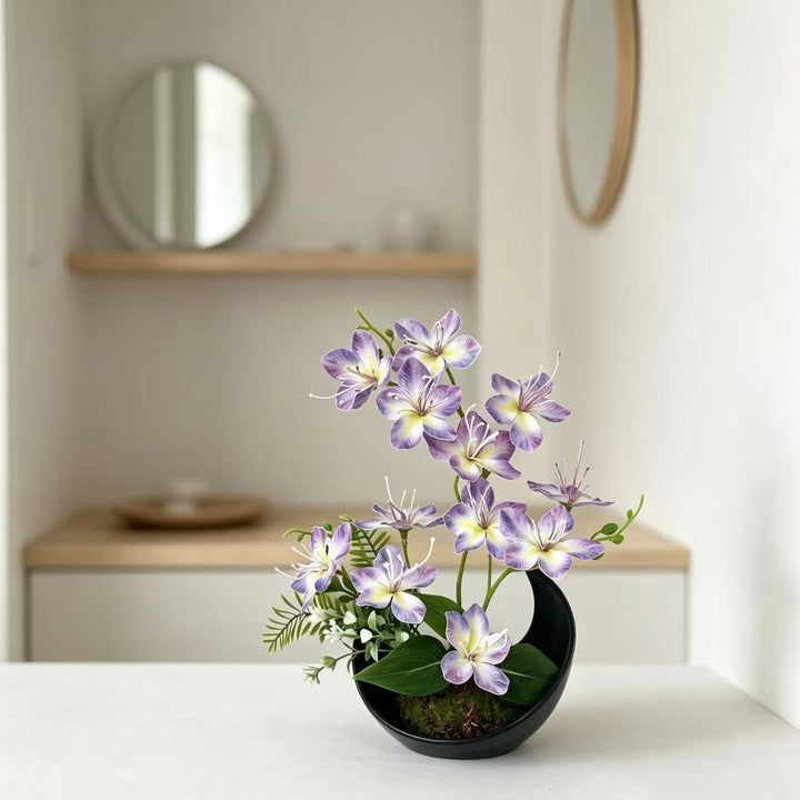 Lifelike Floral Arrangement for Indoor Display