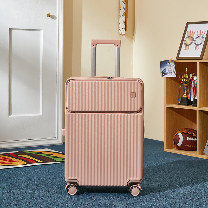 Unisex Versatile Expandable Hard Shell Travel Suitcase Kalsten