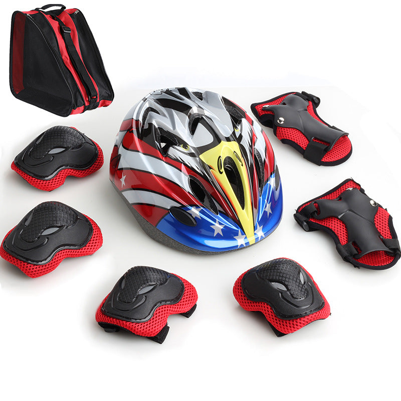 Safety Helmet and Protective Gear Set Kalsten