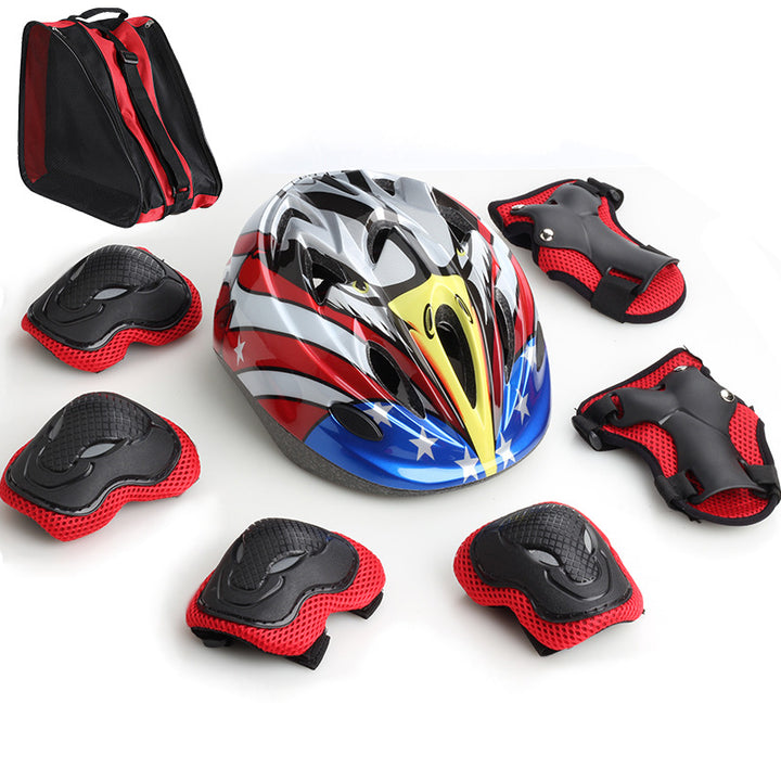 Safety Helmet and Protective Gear Set Kalsten