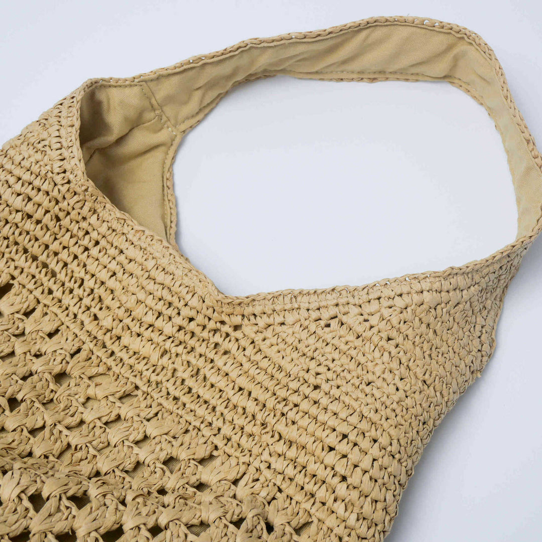 Hand-knotted structure shopping bag Kalsten