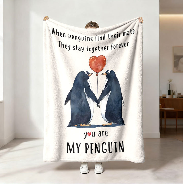 Music-Themed Fleece Blanket