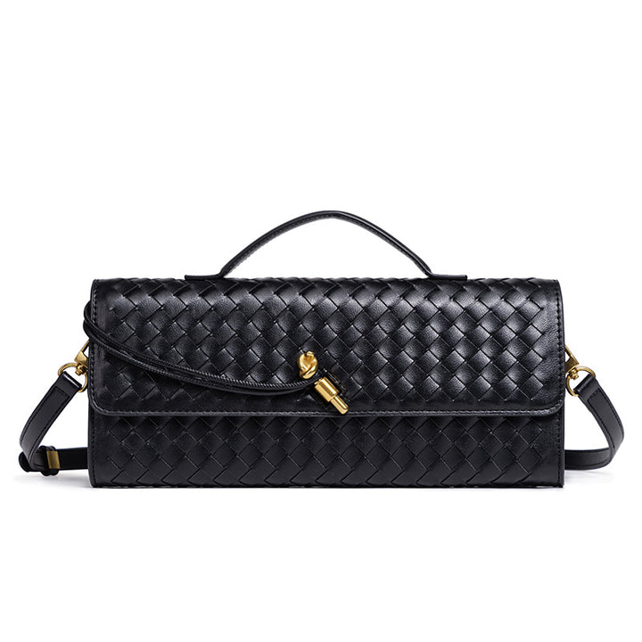 Woven Leather Clutch Kalsten