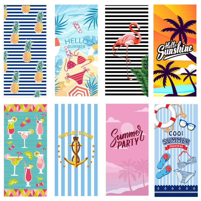 WoTropical Flamingo Beach Towel Kalsten