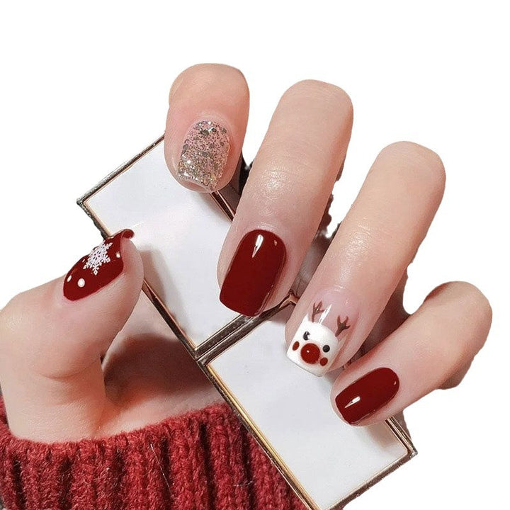 Festive Themed Decorative Press-On Nails Kalsten