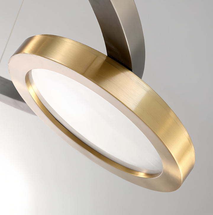 Modern Dual-Circle Pendant Light