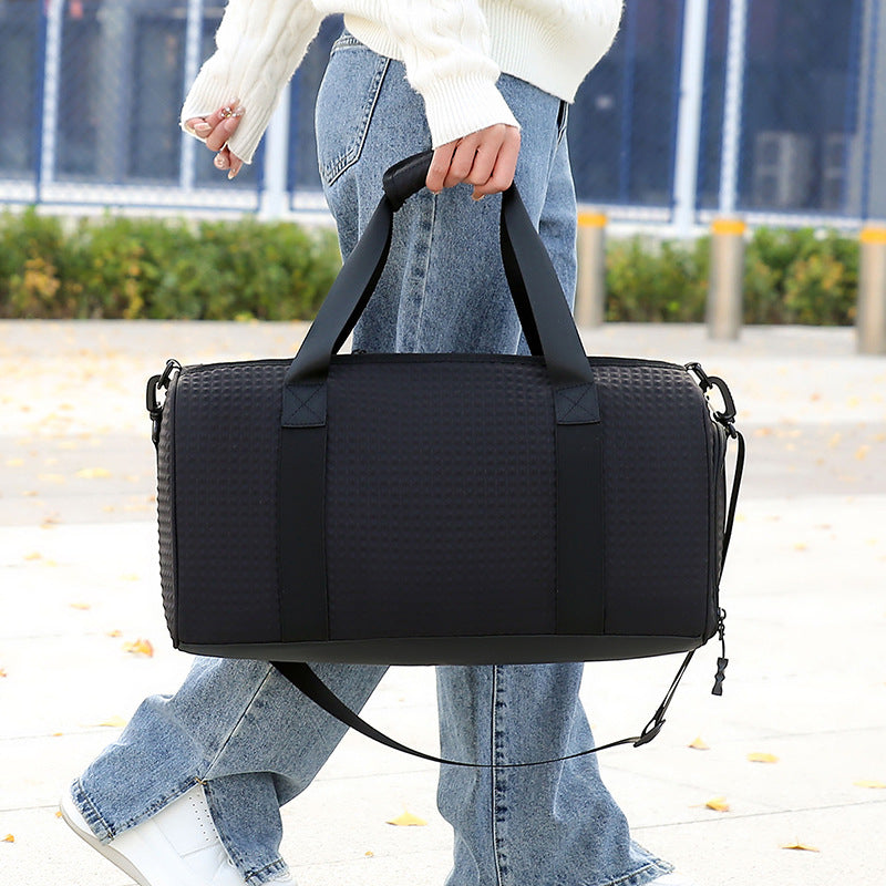 Ergonomic Textured Sports Duffle Bag Kalsten
