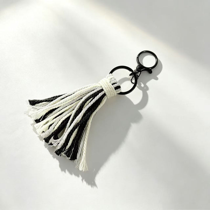 Decorative Leather Tassel Keychain Kalsten