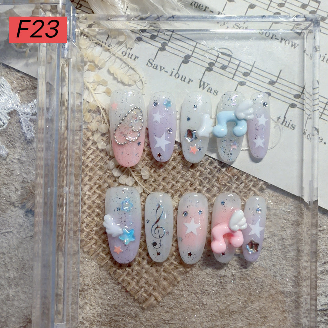 Decorative Press-On Nail Art Set 1790731572