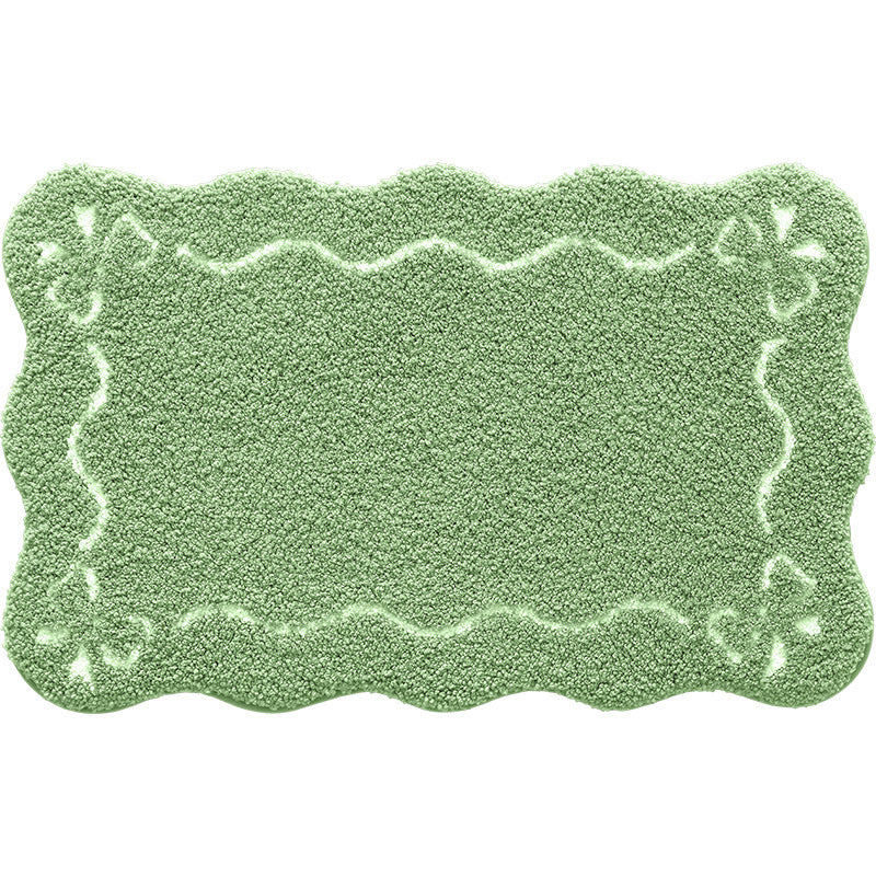 Decorative Scalloped Bath Mat Kalsten