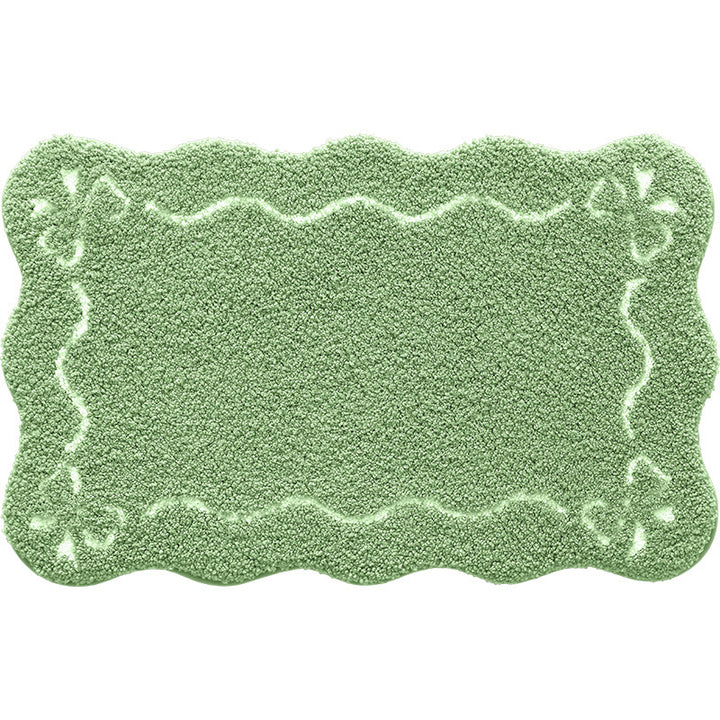 Decorative Scalloped Bath Mat Kalsten