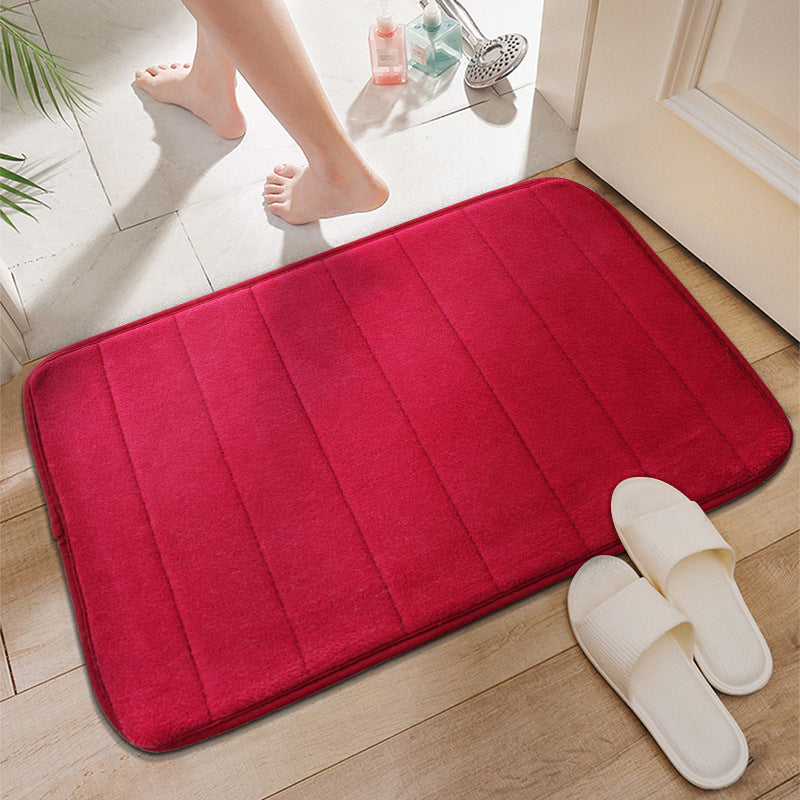 Plush Bathroom Mat Kalsten