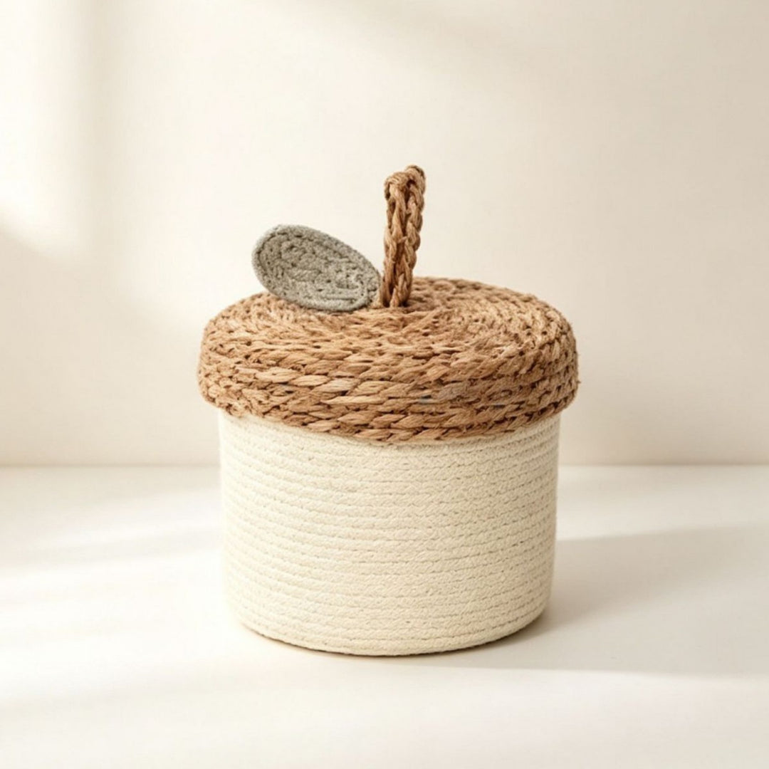 Handcrafted Vintage-Style Storage Basket Kalsten