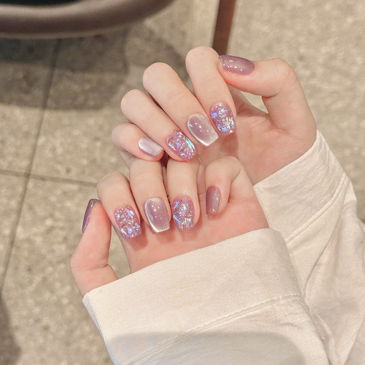 Glittery Nail Art Press-On Set Kalsten