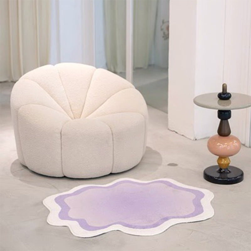 Soft Minimalist Flower Carpet