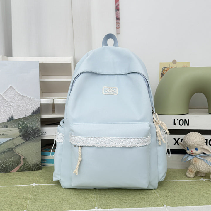 Adorable Lace-Trimmed Backpack Kalsten