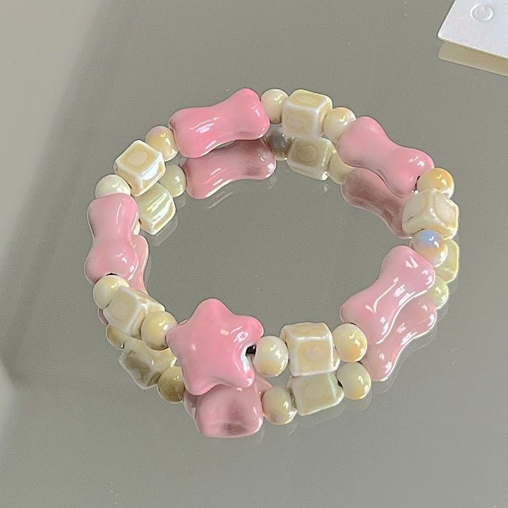 Heart-Shaped Beaded Bracelet Kalsten