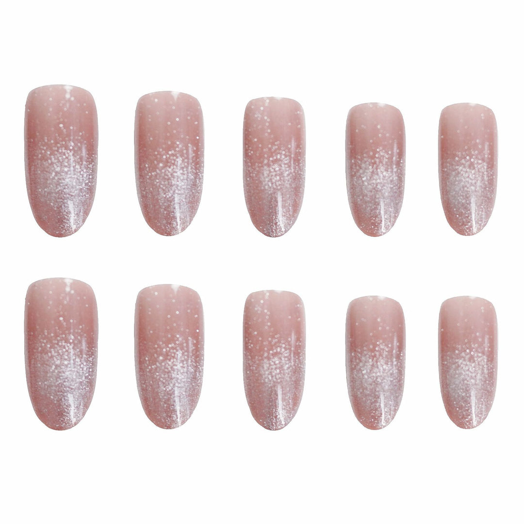 Elegant Glitter Ombre Press-On Nails
