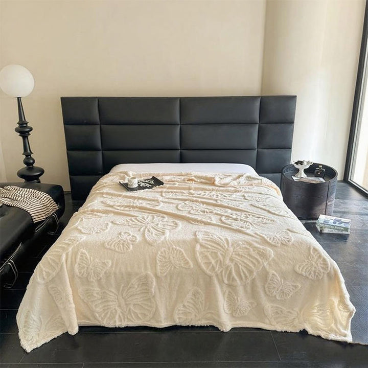Ladies Luxurious Bedspread with Butterfly Pattern Kalsten