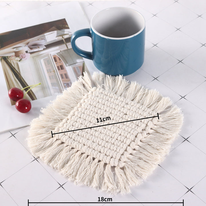 Crochet Fringe Coaster