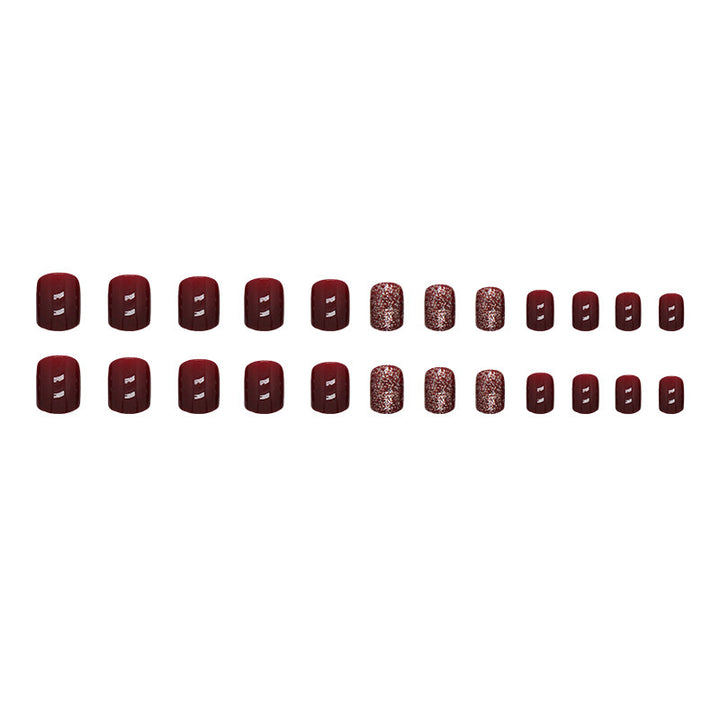 Glamorous Glitter Press-On Nail Set Kalsten