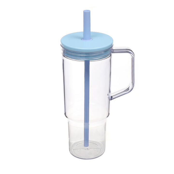 Women's creative drinking cup with retractable straw and non-slip handle Kalsten