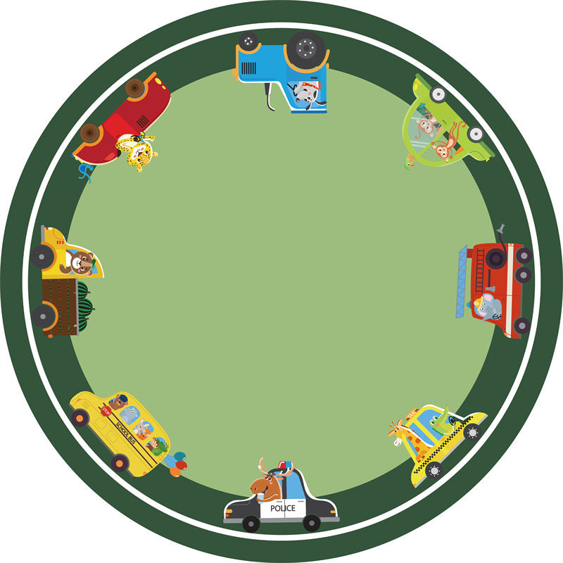 Interactive Car-Themed Play Mat
