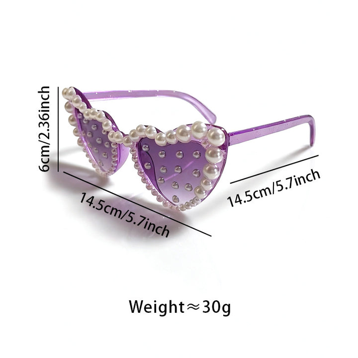 Bridal Heart-Shaped Sunglasses Kalsten