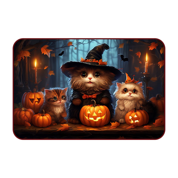Halloween-Themed Cat Decorative Mat Kalsten
