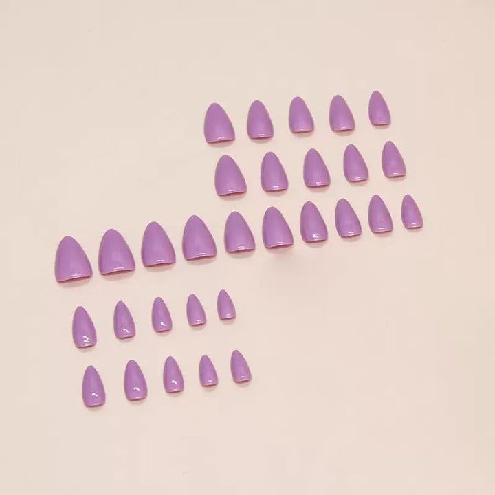 Artificial nail set with elegant, long-lasting high-gloss surface Kalsten