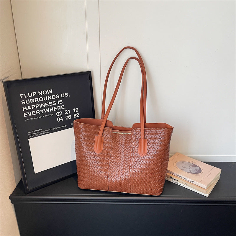 WoWoven Leather Tote Bag Kalsten