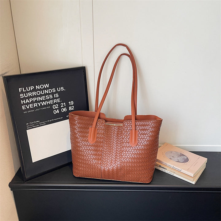 WoWoven Leather Tote Bag Kalsten