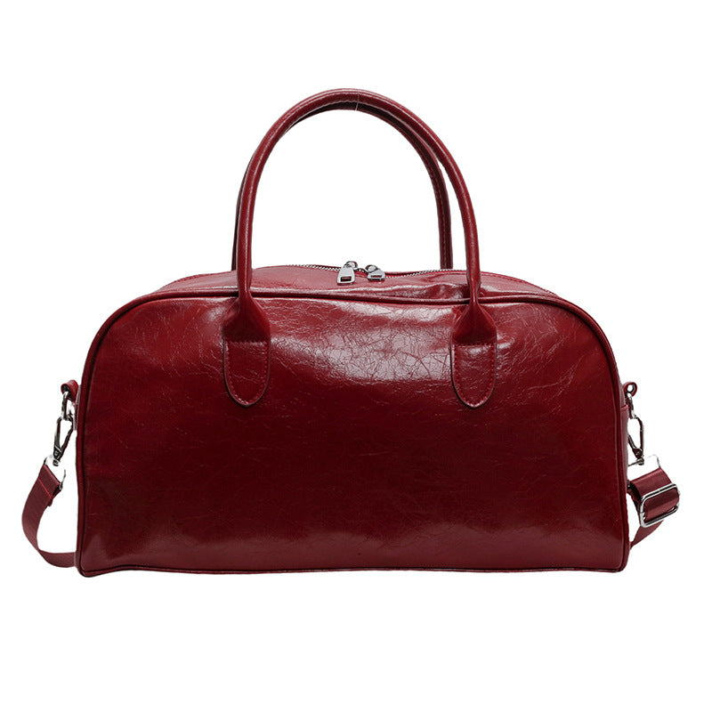 Elegant and Spacious Weekend Bag Made of High-Quality Synthetic Leather Kalsten