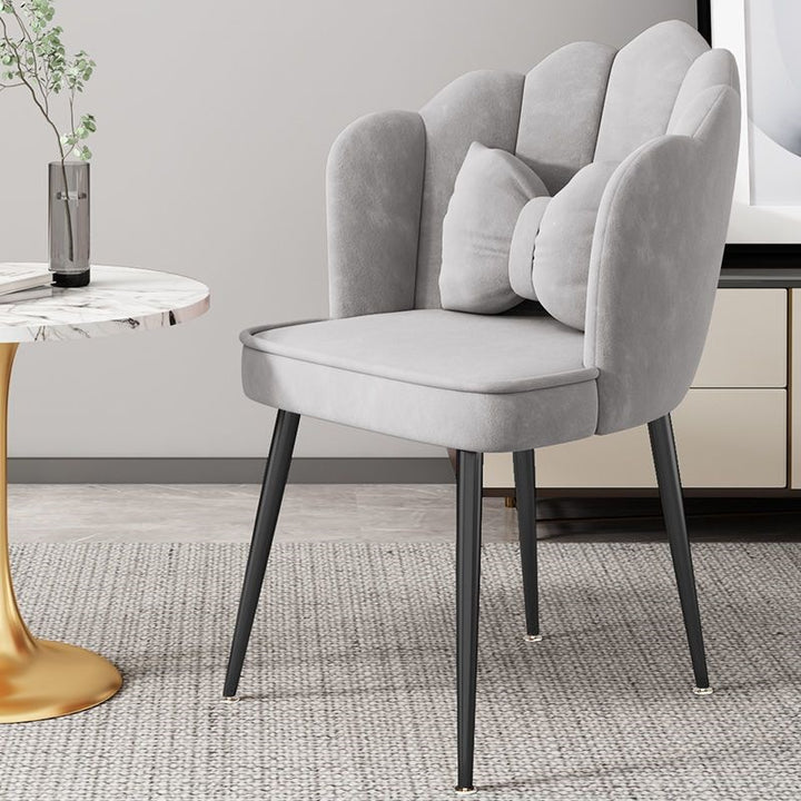 Modern Accent Chair with Gold Legs Kalsten