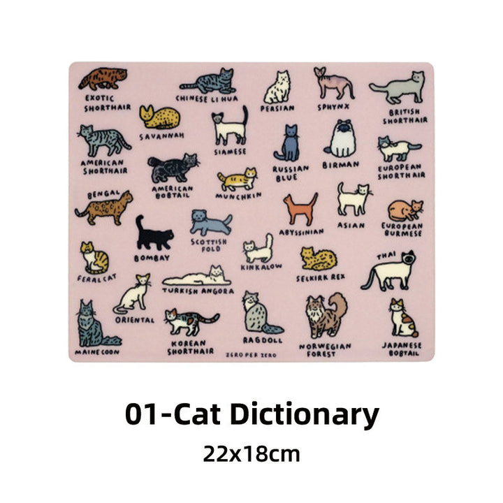 Cute Dog-Themed Mouse Pad