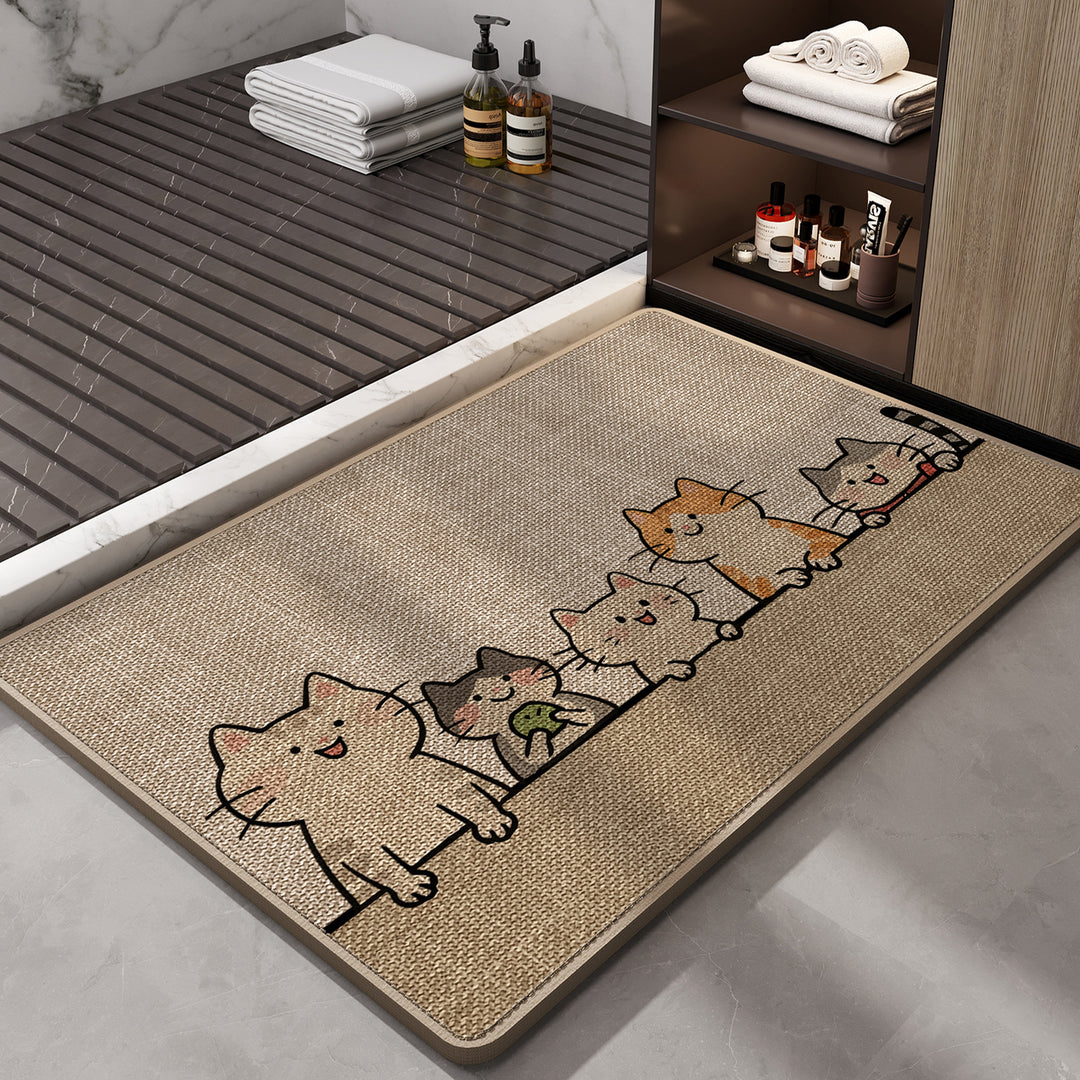 Stylish Non-Slip Bathroom Rug Kalsten