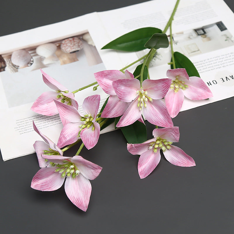 Realistic Decorative Floral Stem
