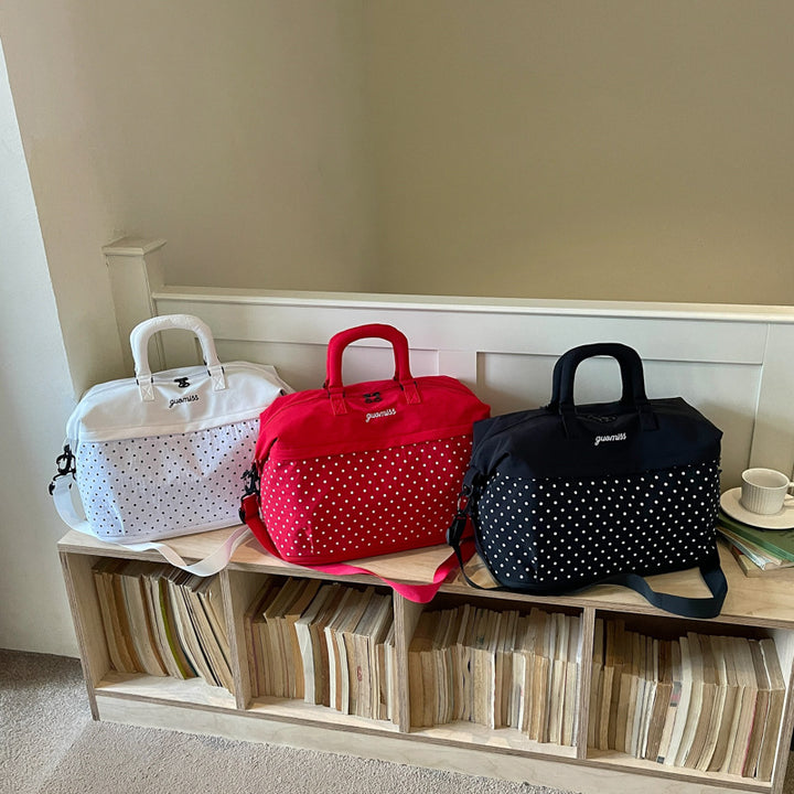 Stylish Polka Dot Travel Duffel Bag Kalsten