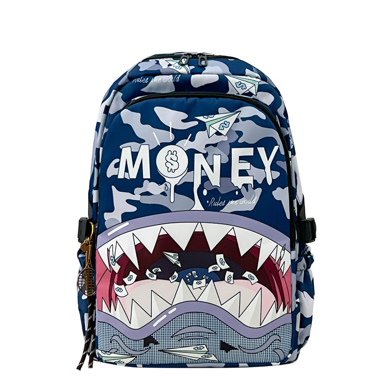 Creative Cartoon Shark Backpack