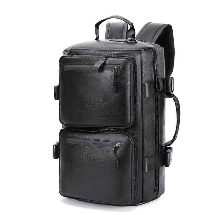 Men's stylish and functional leather backpack Kalsten