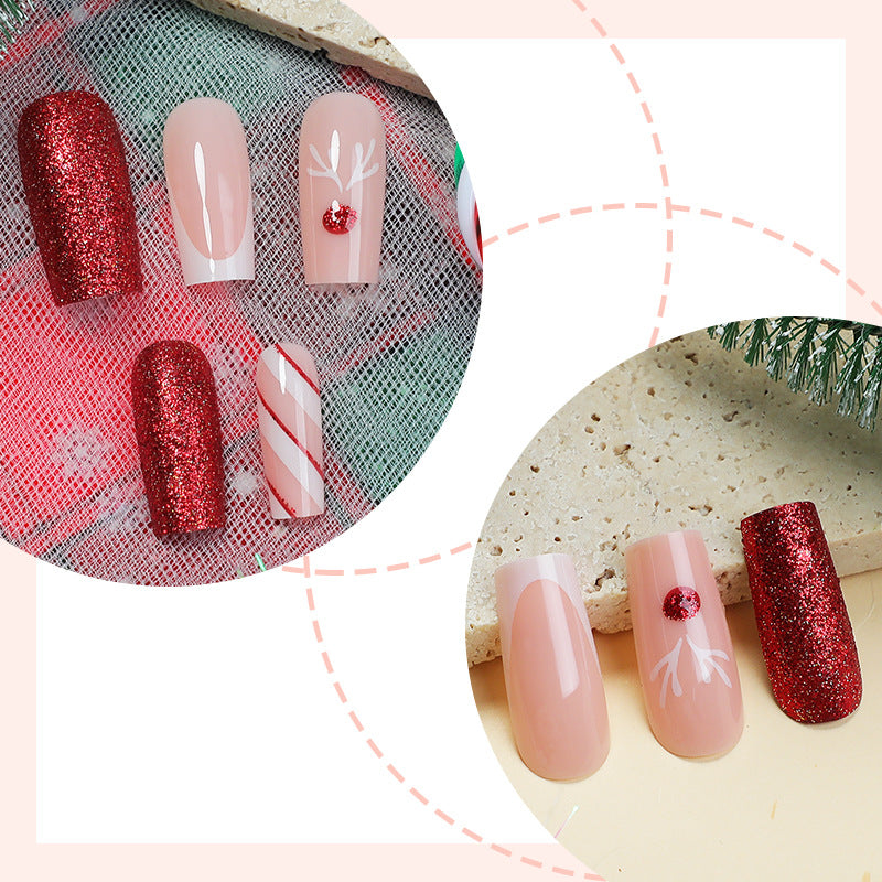 Holiday-Themed Press-On Nail Art Set Kalsten 1788495570