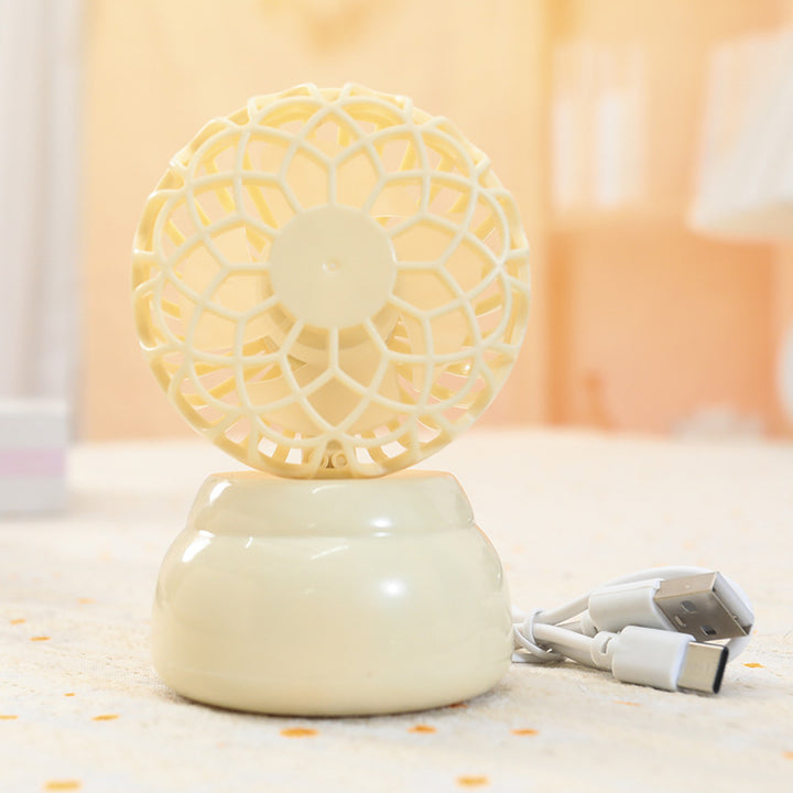 Ladies Portable Table Fan with Flexible Design and USB Connection Kalsten