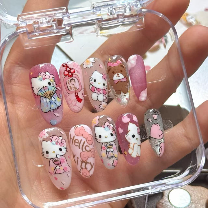 Glamorous Gel Nail Art Extensions Kalsten