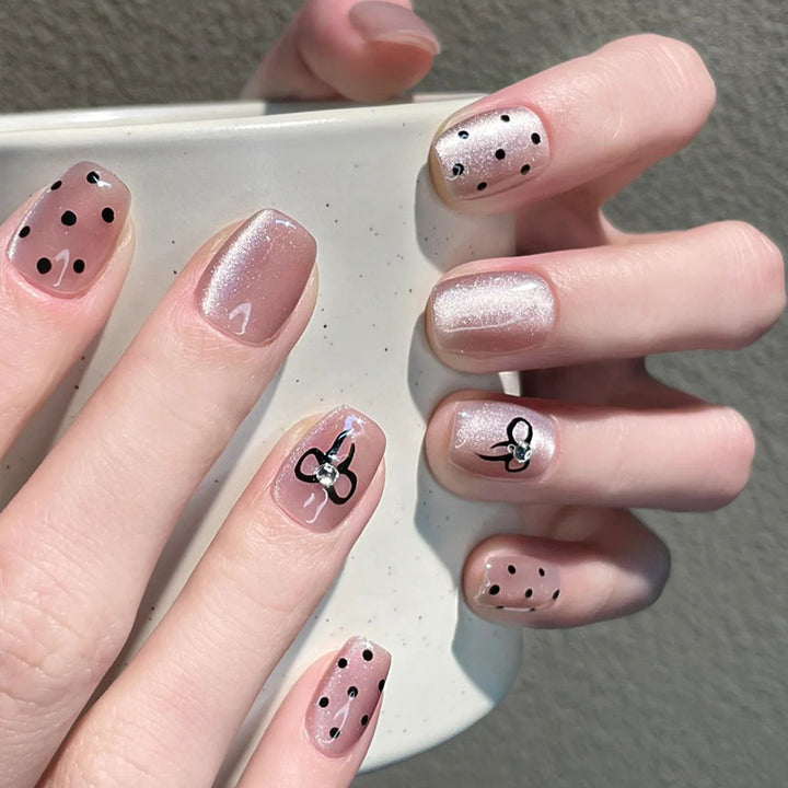 Iridescent Press-On Nail Set Kalsten