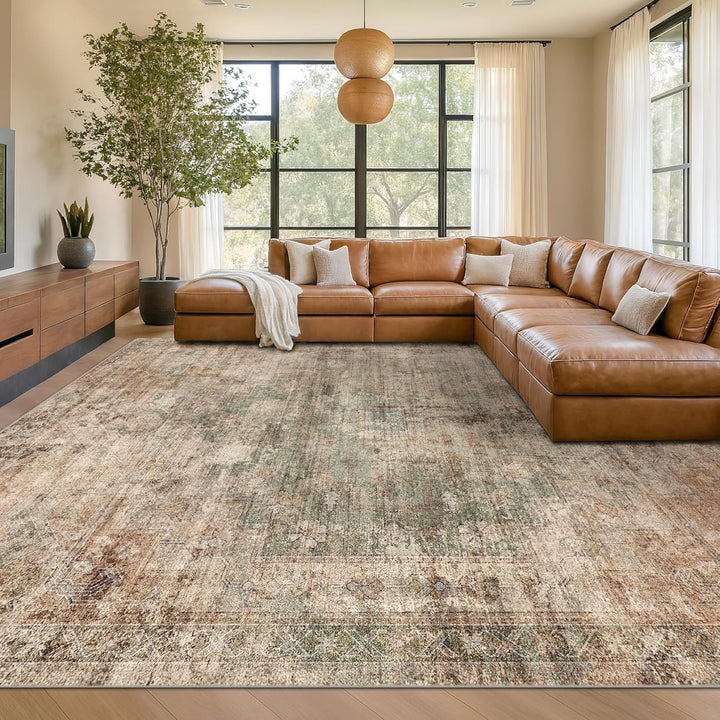 Vintage Inspired Worn Carpet
