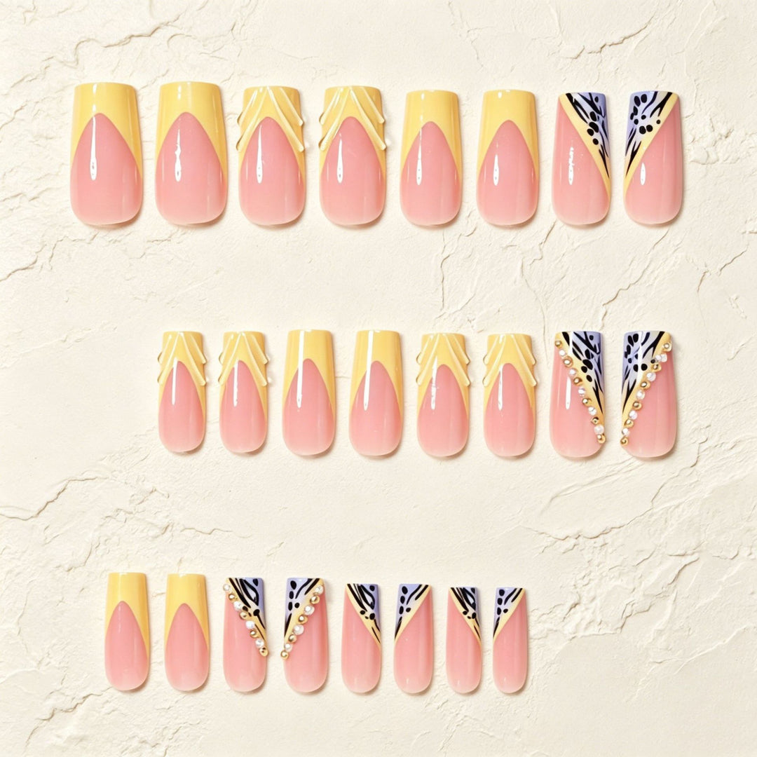 Glamorous Stiletto Press-On Nail Art Set Kalsten