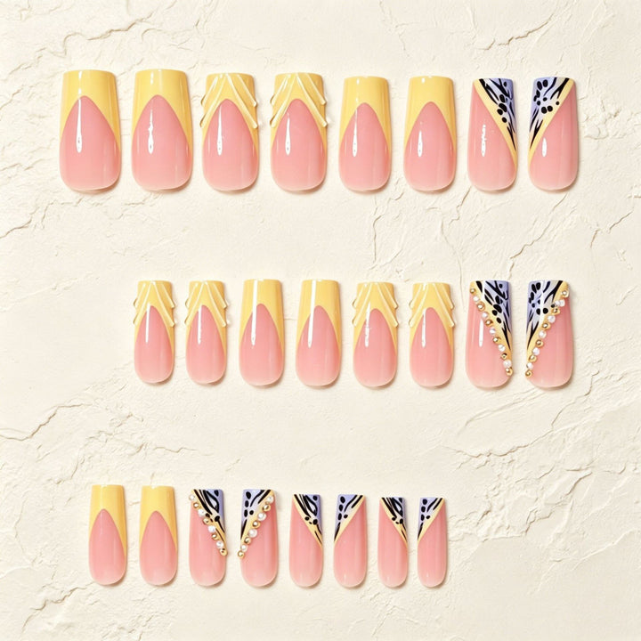 Glamorous Stiletto Press-On Nail Art Set Kalsten