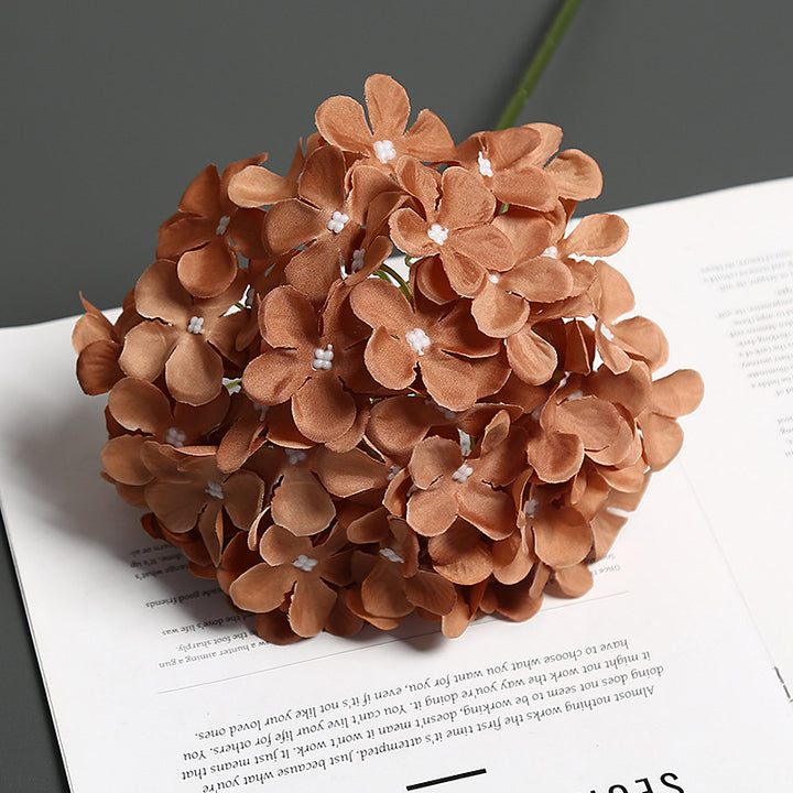 Realistic Floral Hydrangea Stem