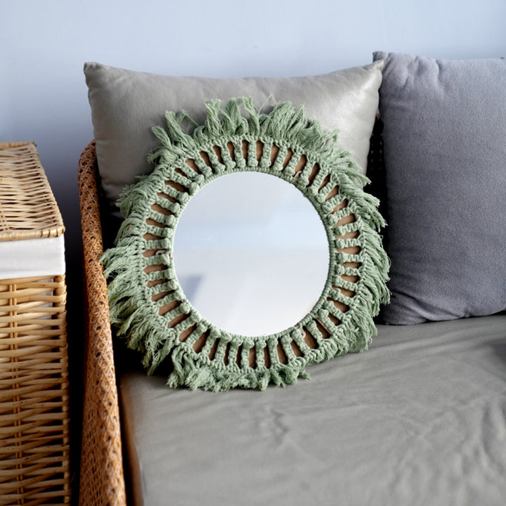 Decorative Macrame Wall Mirror